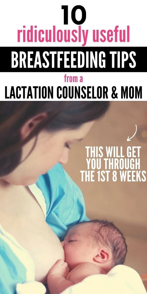 Breastfeeding in those first days after you come home from the hospital can be both amazing and incredibly stressful. It is a time of bonding as a new family, as you and your baby learn about each other and figure out nursing in the midst of sleep deprivation and roller-coaster hormones. While everyone&rsquo;s journey looks a little bit different, here are some tips that can help you get through those first eight weeks! Breastfeeding tips for new moms #breastfeeding #pregnancy #postpartum