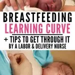 You know all the reasons why you should breastfeed your baby. But what about the Mom and baby that have trouble breastfeeding?&nbsp;Sometimes getting a good latch down is hard. It can be painful. Moms worry that they aren&rsquo;t producing enough milk and occasionally babies are tongue tied. There can be lots of reasons that a bottle of formula just sounds easier. So here is why there is a breastfeeding learning curve and tips to help you get through it. #breastfeeding