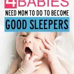 I read a lot of mom blogs while pregnant to prepare for my baby. When it came to posts on sleep, I felt already judged before I even had a baby. I was so focused on making sure she was okay I wouldn&rsquo;t let her sleep anywhere but in my arms, for fear of being one of those unloving moms. To save you from extra sleep deprivation that you don&rsquo;t need to go through, here are actual useful tips to work on so your baby learns how to sleep. Baby sleep tips, how to get baby to sleep. #babysleep #postpartum
