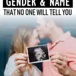 There's two big sharing decisions to make during pregnancy: whether or not to share the baby's name and gender. In this article I'll explain why I believe it's best to share the baby's gender, but not the baby's name. Should you share the sex of the baby with family? Should you share baby's name before birth. Should I do a gender reveal party? #pregnancy #babynames #genderreveal #maternity #motherhood