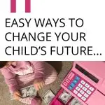 By the time your kid graduates high school, they need to be money savvy. Here are 8 tips to raise financially-savvy children and help set them up to get started on their own. Money tips for children. How to teach kids about money. Budgeting tips for families. How to save for your kid's college. Lessons for kids to teach about money. Teaching kids about money. #parenting #budgeting
