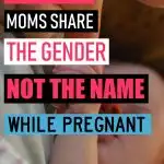 There are two big sharing decisions to make during pregnancy: the baby's name and gender. In this article I'll explain why I believe it's best to share the baby's gender, but not the baby's name. Should you share the sex of the baby with family? Should you share baby's name before birth. Should I do a gender reveal party? #pregnancy #babynames #genderreveal #maternity #motherhood