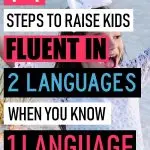 For parents that speak the second language, they just have to speak it. Lucky them. For those who don&rsquo;t speak a second language, it is trickier but totally do-able. Here is how I taught my child a second language. How teach your child a second language. How to raise a bilingual child. How to teach your child Spanish if you don't speak it. Teaching your kid a second language. How to learn a second language #bilingual #parenting #motherhood