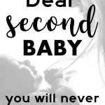 You are not my first child and never will be. You were never going to be the first time I heard the words mama, the first time celebrating a baby&rsquo;s birthday, or my first time having a kindergartener. But, I wanted to make sure you never felt less by being second. So, my sweet baby, please let me tell you all the ways I find myself giving you less but also at the same time giving you more.