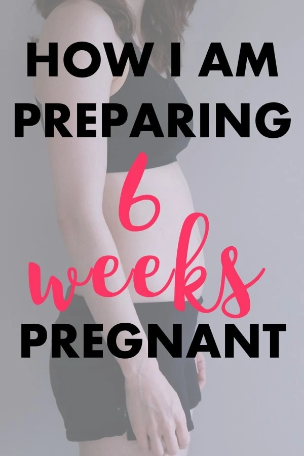6 Weeks Pregnant Bumpdate. What I'm learning about this week, my action items to prepare for baby, my favorite maternity and baby finds of the week. #firsttrimester #6weekspregnant buying a keepsake pregnancy journal, what questions to ask my midwife or OB, what makeup and skincare products I'm using while pregnant, how to have a healthy pregnancy. Six weeks pregnant baby bump.