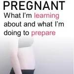 5 Weeks Pregnant Bumpdate. What I'm learning about this week, my action items to prepare for baby, my favorite maternity and baby finds of the week. #firsttrimester #5weekspregnant