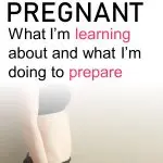 7 Weeks Pregnant Bumpdate. What I'm learning about this week, my action items to prepare for baby, my favorite maternity and baby finds of the week. #firsttrimester #7weekspregnant