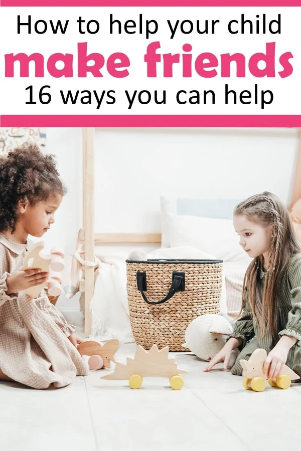 Here I have outlined how I have helped my toddler, preschooler and elementary aged kid enter play and make friends. I focus on specific settings that are great for building social skills and confidence that you will want to take advantage of. Tips for helping a shy child make friends and improve their social skills.