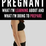 9 weeks pregnant update (bumpdate). Everything you want to know about 9 weeks pregnant such as what to focus on, action items, to-do lists, first appointment, baby heartbeat, midwife, pregnancy clothing, finding parenting books, make a pre-baby project to-do list for the nursery and the house, morning sickness tea, maternity finds, baby carrier, Moby carrier. Week by Week Pregnancy Guide. Perfect for first time mom #firsttrimester #9weekspregnant #pursuetoday