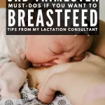 During your third trimester of pregnancy, you can prepare to breastfeed. Before baby arrives, use my best tips to set yourself up for breastfeeding success. My advice comes from my own experience of nursing two babies and the lactation consultants that helped me. Learn how breastfeeding works, cluster feeding, how to get a good latch, check if baby is getting milk, nursing stations in your house, breast pumps, insurance to dos, and where to find breastfeeding help. #breastfeeding #pursuetoday