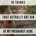 Within three weeks of finding out I was pregnant, I had a major pregnancy acne. Here, I will tell you everything I learned about pregnancy acne and how to get rid of it. Can pregnancy cause acne? Best Pregnancy Acne Products. When does pregnancy acne start? Treatment for pregnancy acne. Pregnancy acne on chin, face, back. Pregnancy acne facial. Healthy Pregnancy Tips. Remedies and how to get rid of pregnancy acne. Treatment products #pregnancy #maternity
