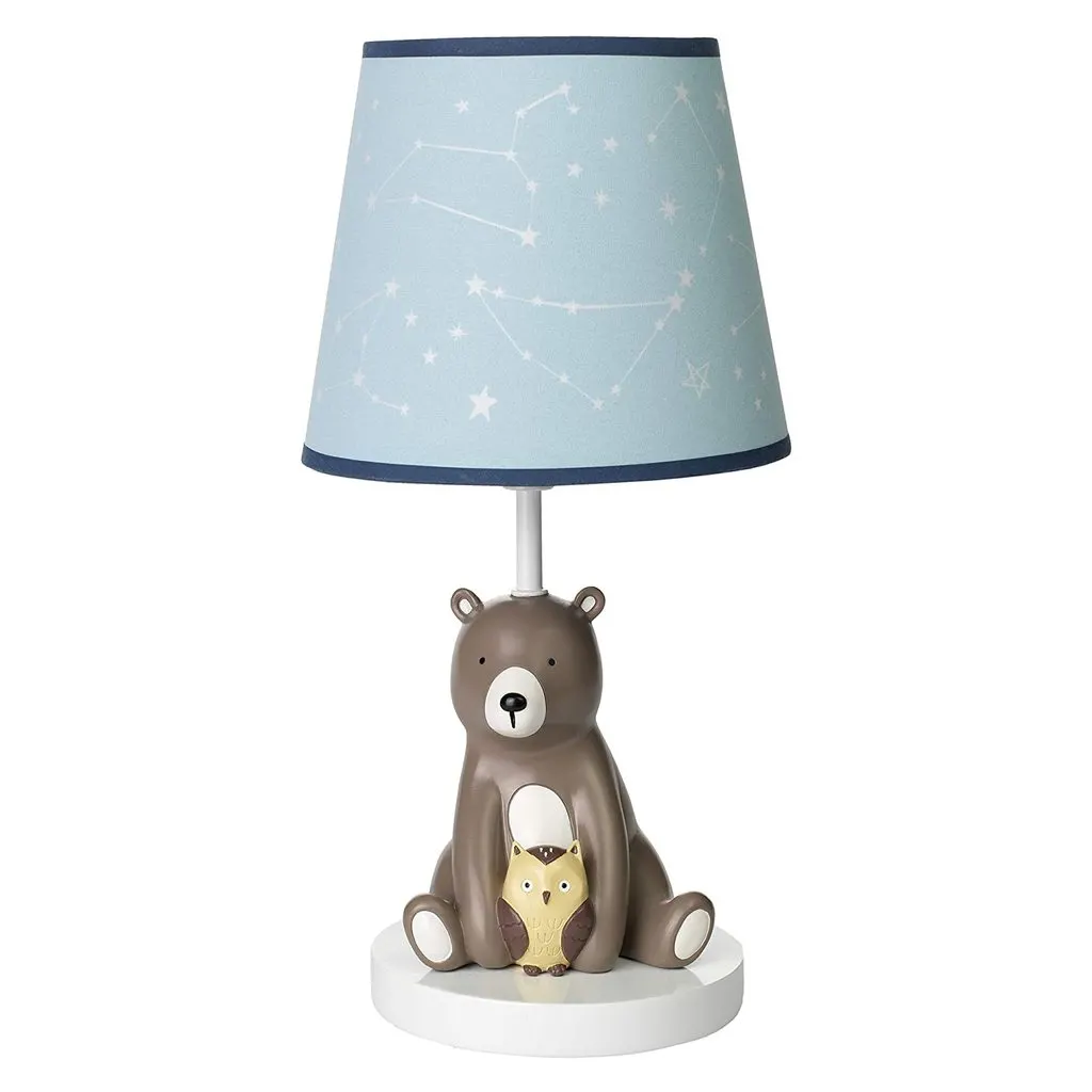 woodland nursery lamp