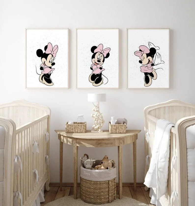 Minnie and Mickey Mouse Baby Nursery 