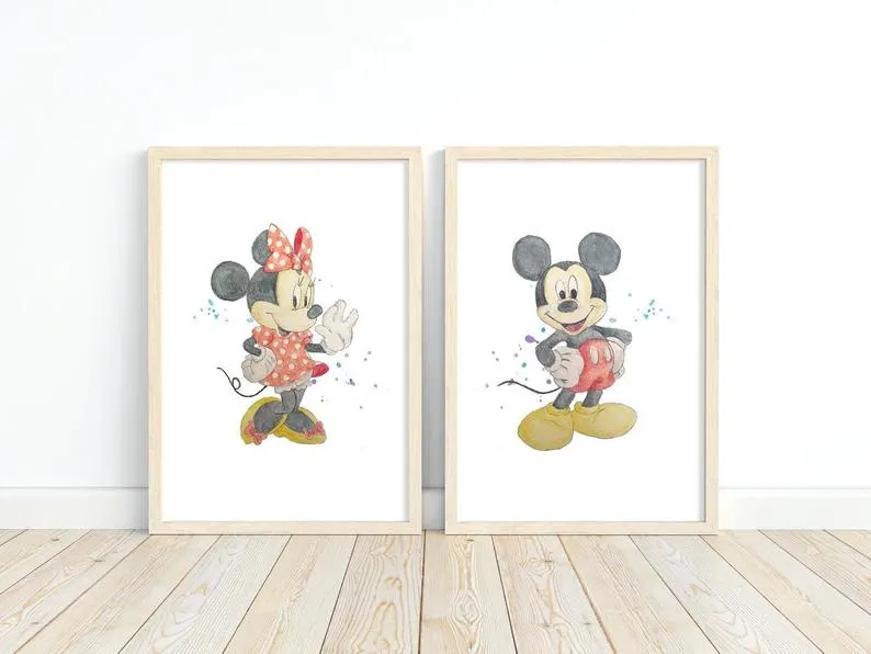 Minnie and Mickey Mouse Baby Nursery 