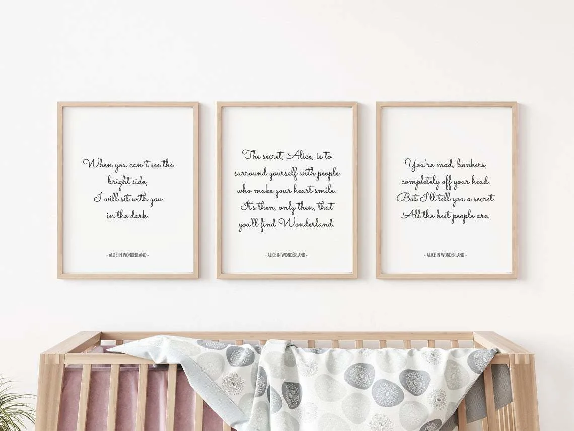 alice in wonderland nursery ideas