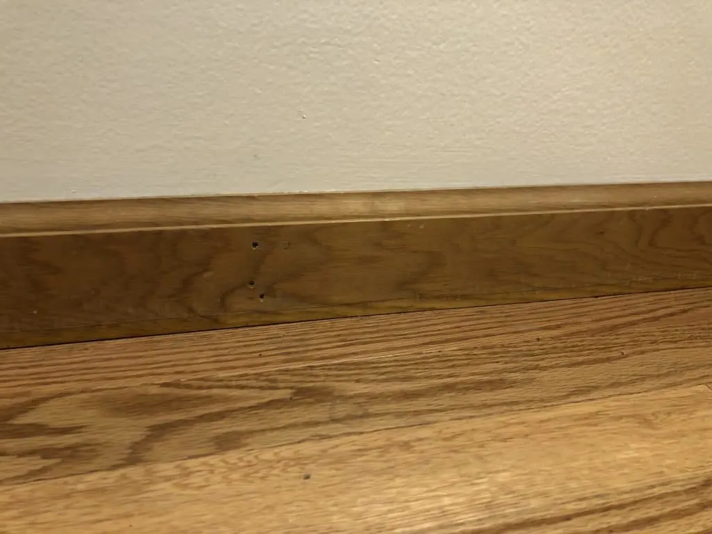home improvement ideas - oak trim before