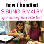 preventing sibling rivalry
