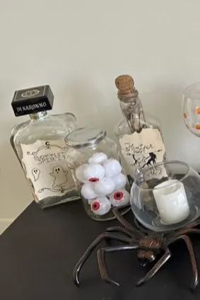 Halloween Decor DIY Potion Station