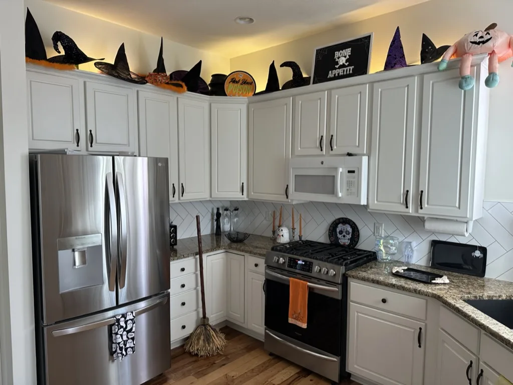 Witch Hats in the Kitchen: Halloween Decor DIY
