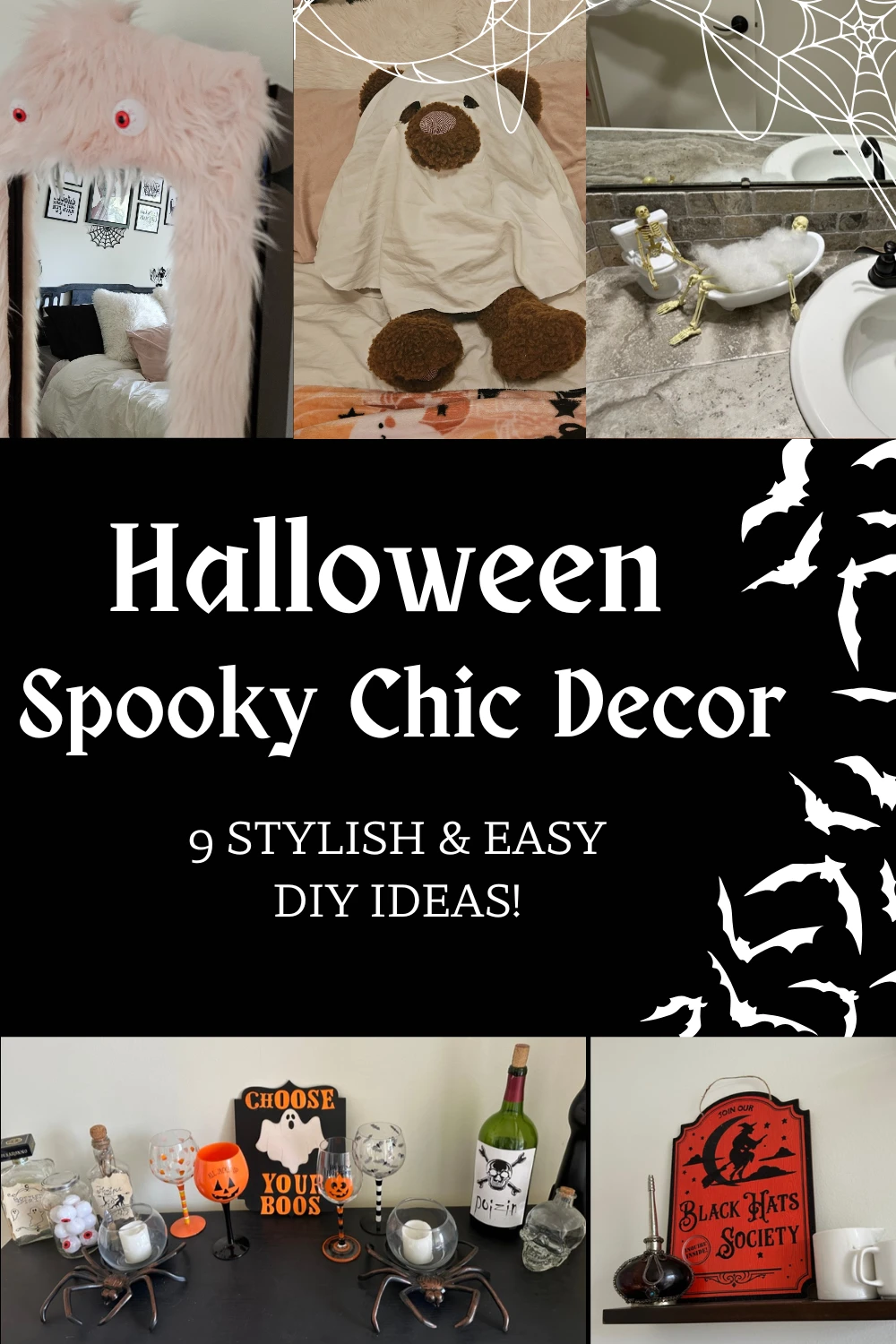 Spooky Chic Halloween DIYs: Transform Your Home with Hauntingly Fun Halloween Decor Ideas