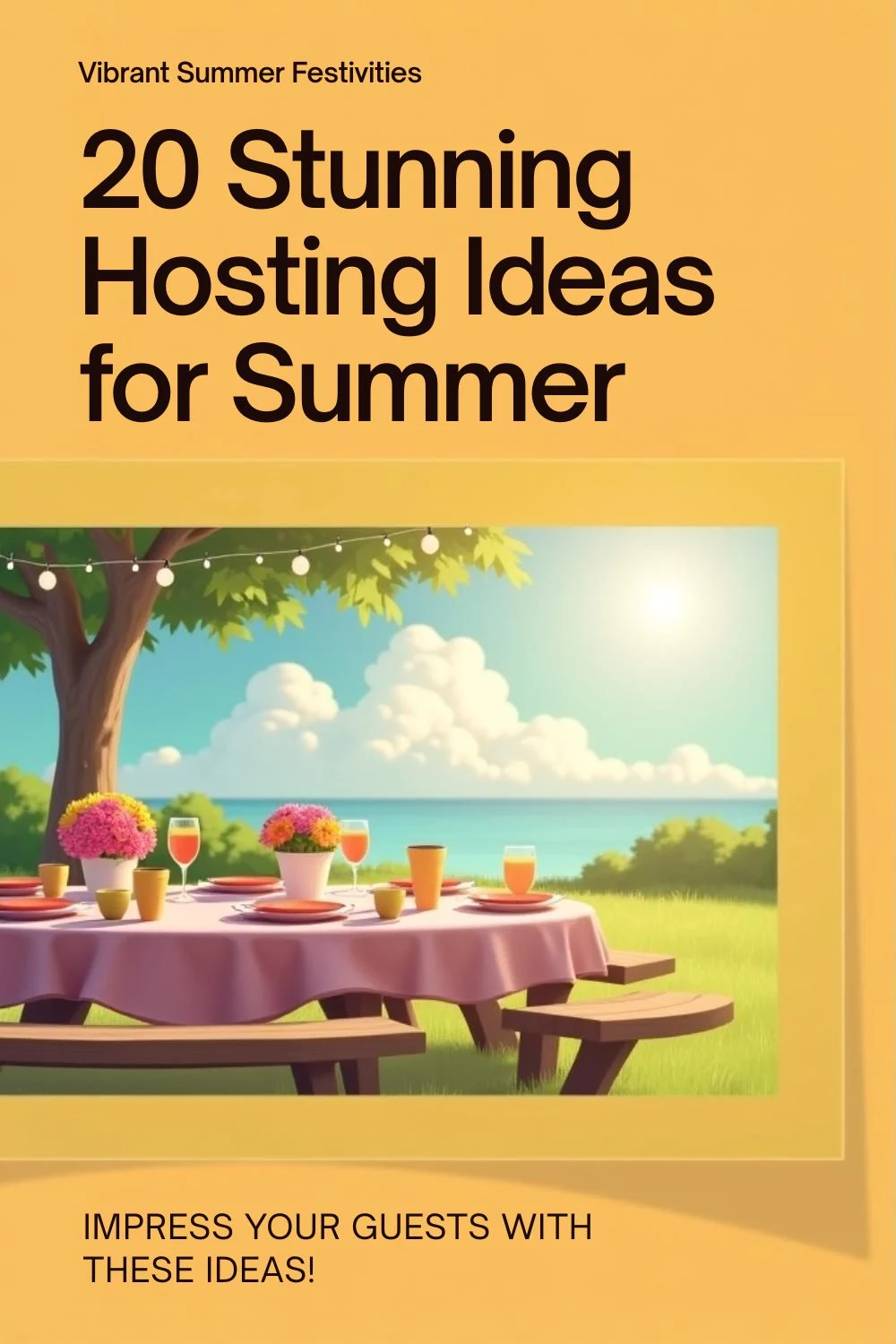 Whether you&rsquo;re celebrating a birthday, throwing a girls&rsquo; night, or just making the most of the sunny weather, these 20 summer hosting ideas are sure to impress. With everything from DIY pizza parties and garden brunches to tie-dye craft nights and s&rsquo;mores by the fire, this list is full of creative and easy-to-execute ideas. Includes planning tips, themes, and setup suggestions for unforgettable summer fun!
